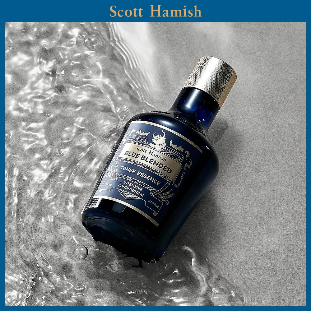 Scott Hamish 藍色 混紡 爽膚水 精華液 180ml