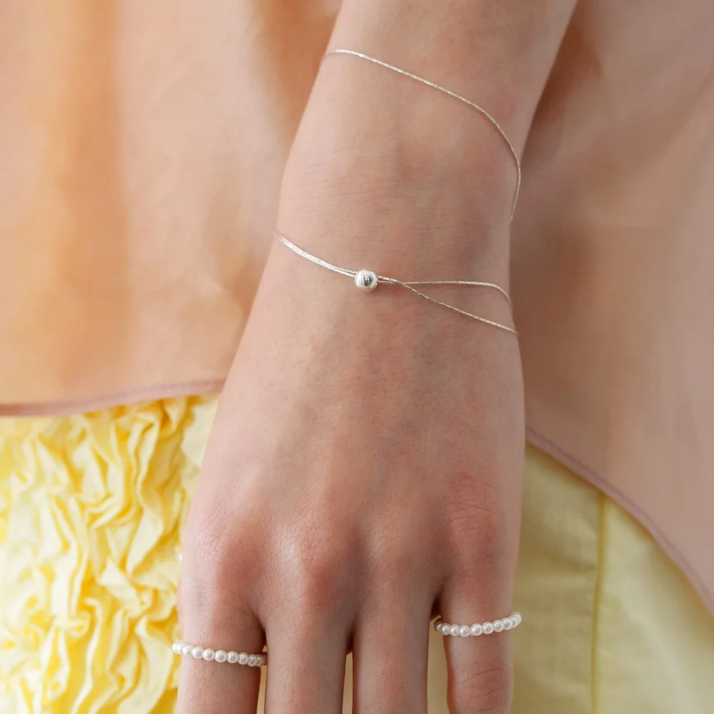 Shining Ball Chain Bracelet (L261MBC060)