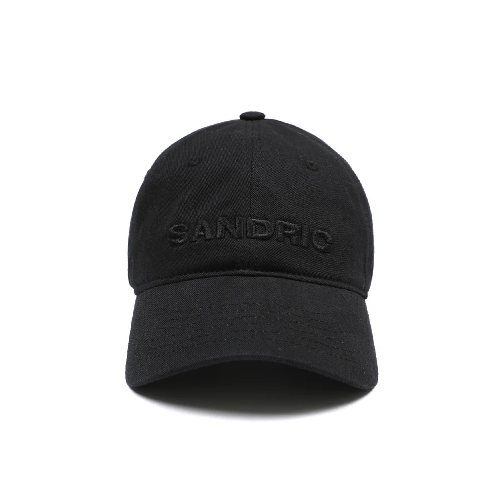 LOGO WASHED CAP_BLACK