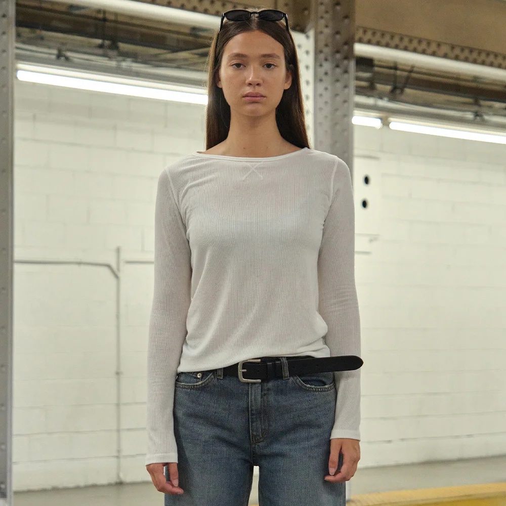 Slim Est Logo Top - Ivory