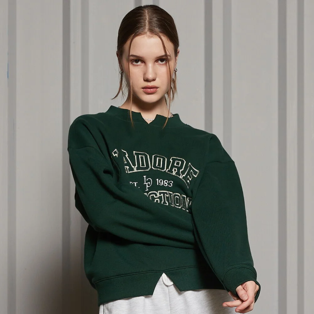 LR CUT POINT SWEATSHIRT(GREEN)