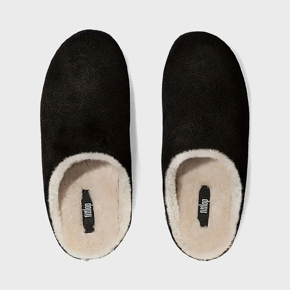 Krissie 羊羔絨 UGG 拖鞋 Black