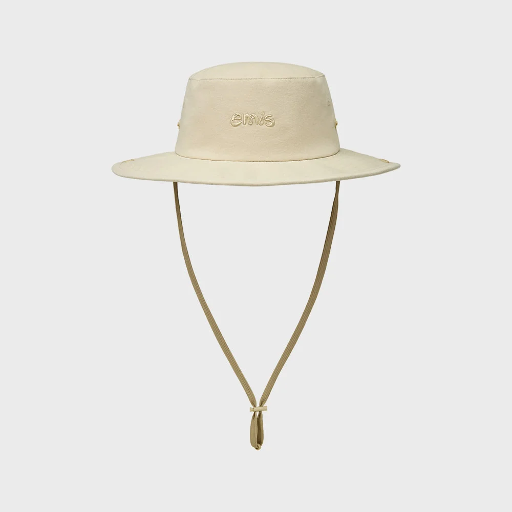 COASTAL COTTON BUCKET HAT-BEIGE
