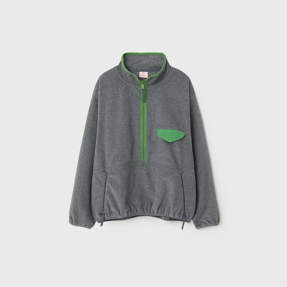 SOFT FLEECE PULLOVER (GREY)