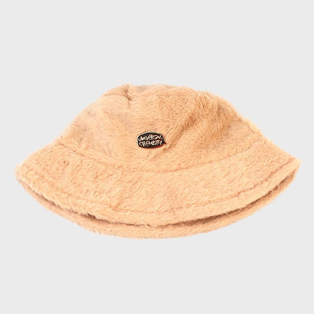 Bubble Fur Light Beige Bucket Hat 漁夫帽