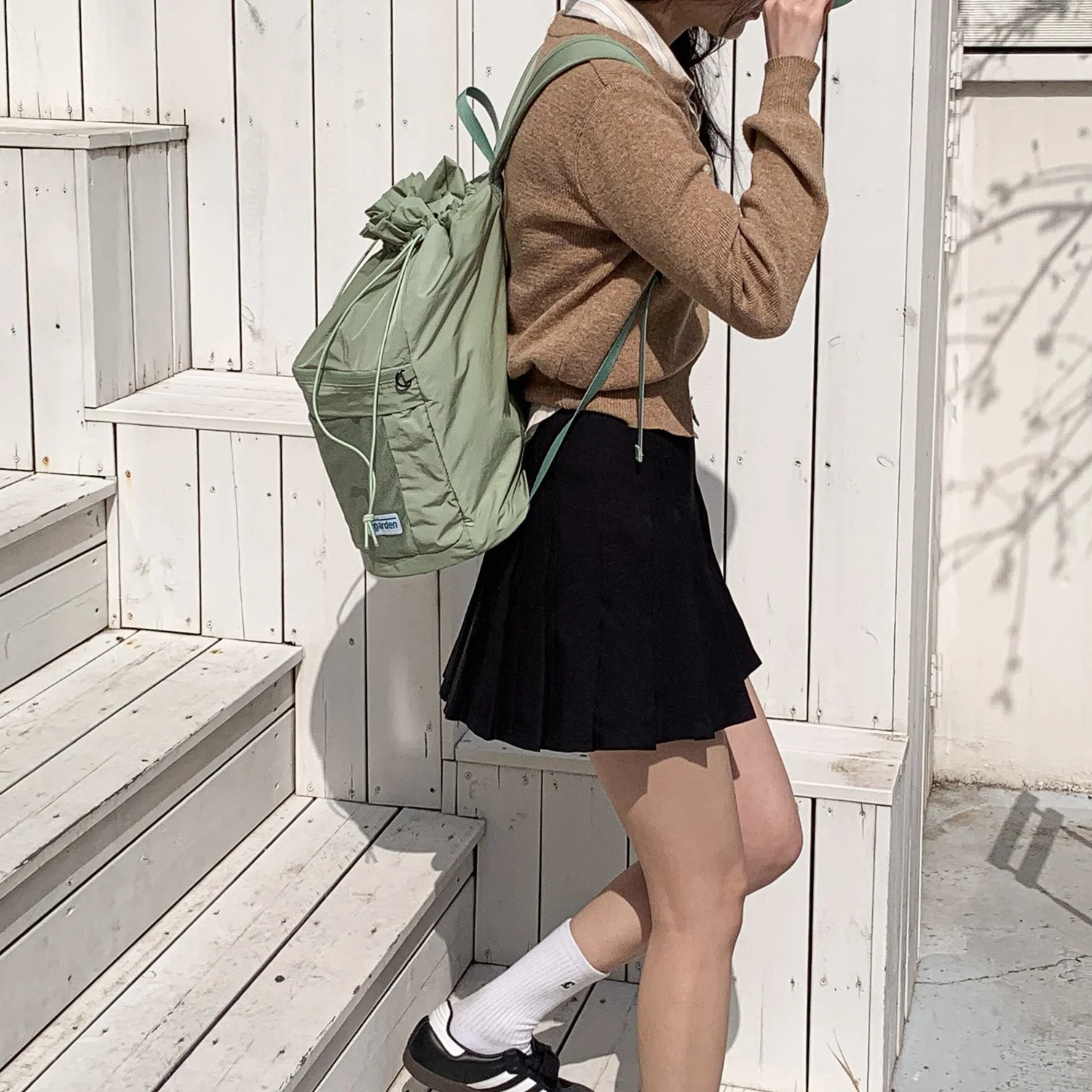 旅行者 背包 淺 - 薄荷色