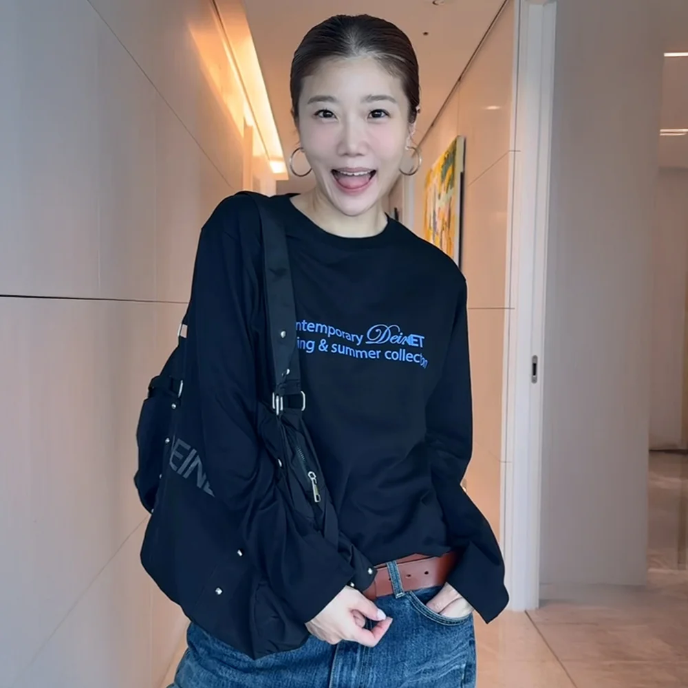 CONTEMPORARY LONG SLEEVE IN BLACK