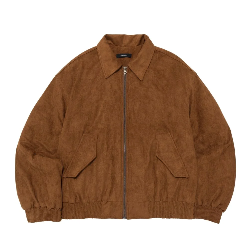 SUEDE OVER-TOUCH JACKET (CAMEL)