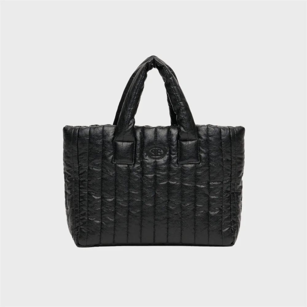 Leather Padding Bag (Black)