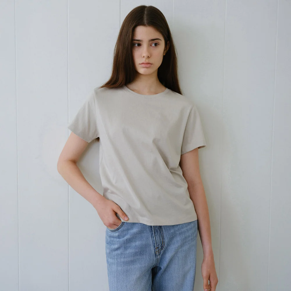 Haze Tee_Soft Khaki