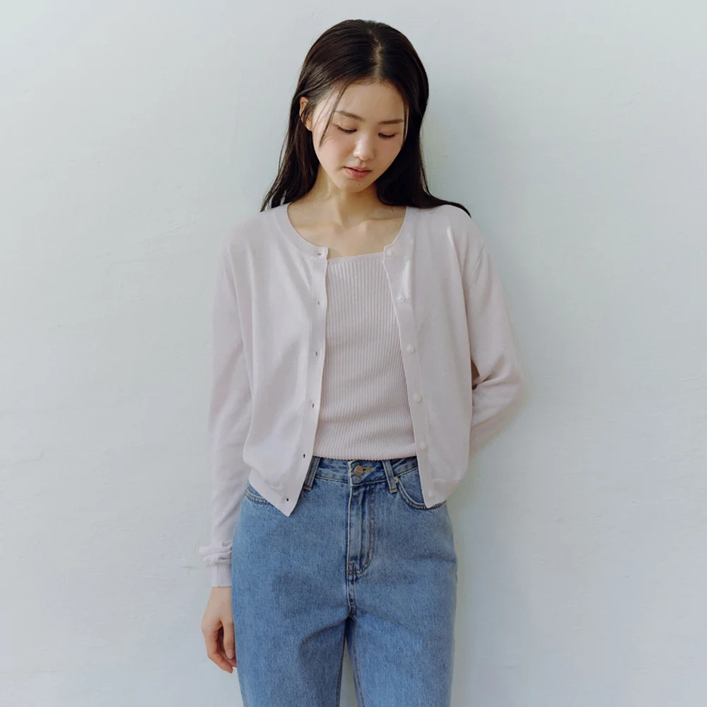 Burd Cardigan_Pale Pink