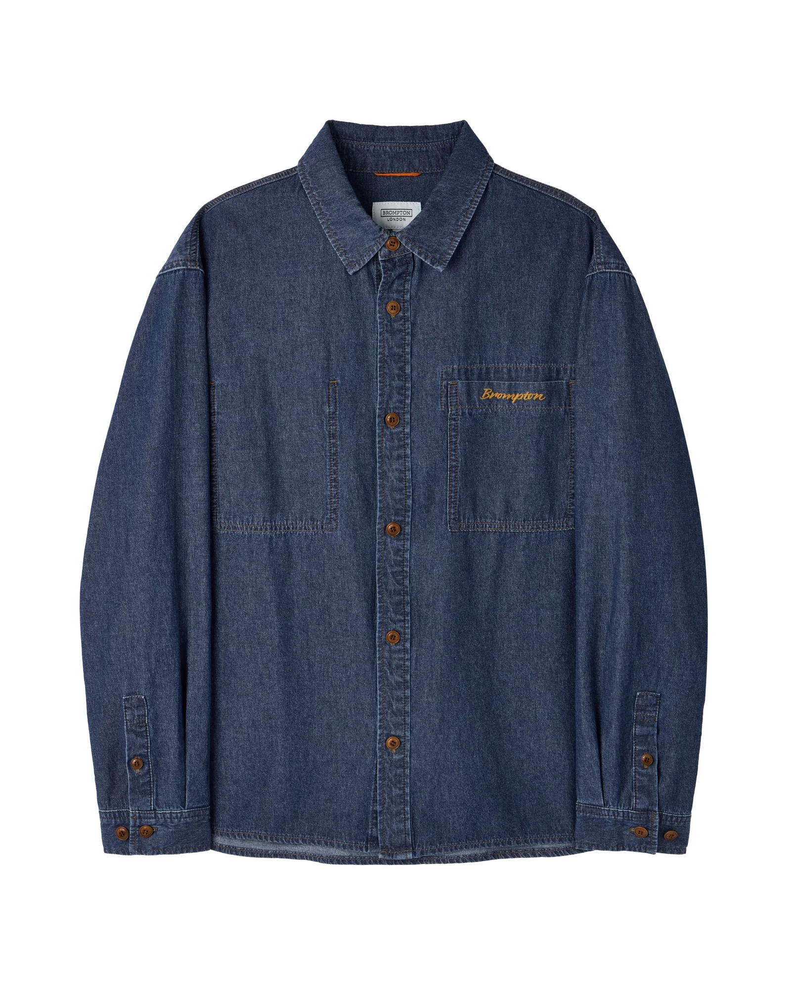 EMBROIDERY DENIM SHIRT - M/BLUE (P261MSH402)