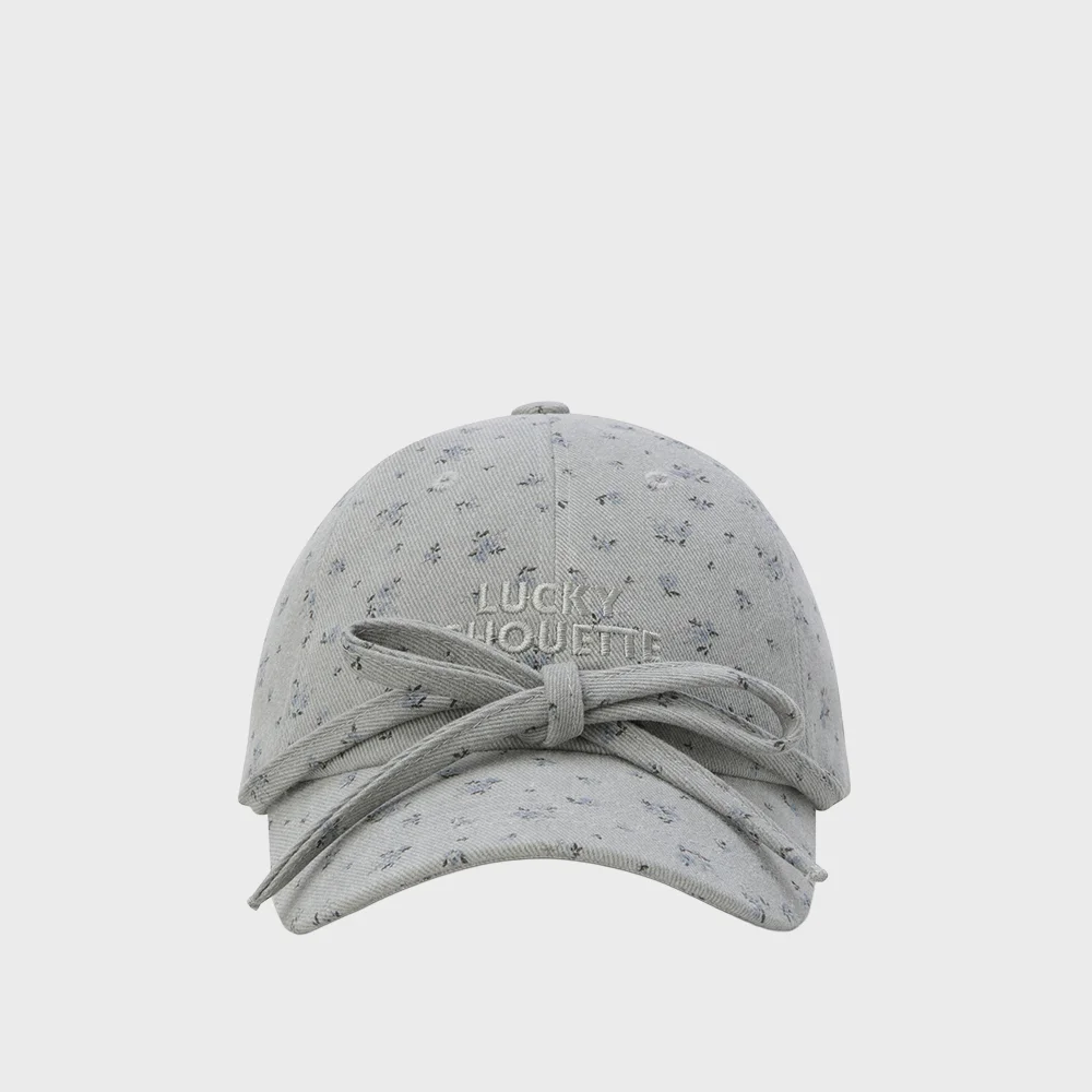 Ribbon Flower Print Ball Cap (khaki) LXRAX26210KHX