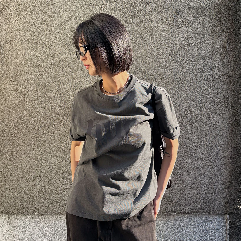 Hug Rio Short Sleeve T-shirt_Charcoal