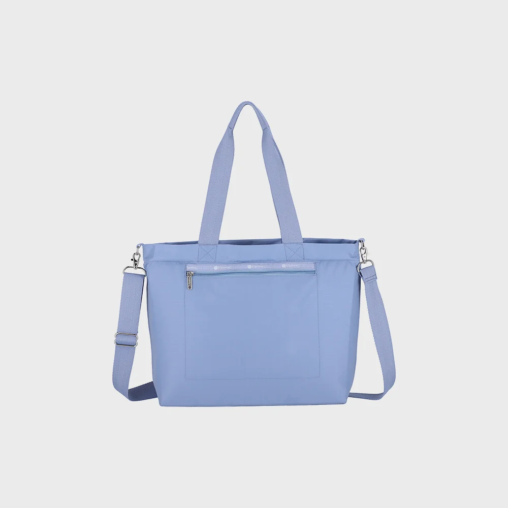 經典 石板色 藍色 Carryall 拉鍊 托特袋