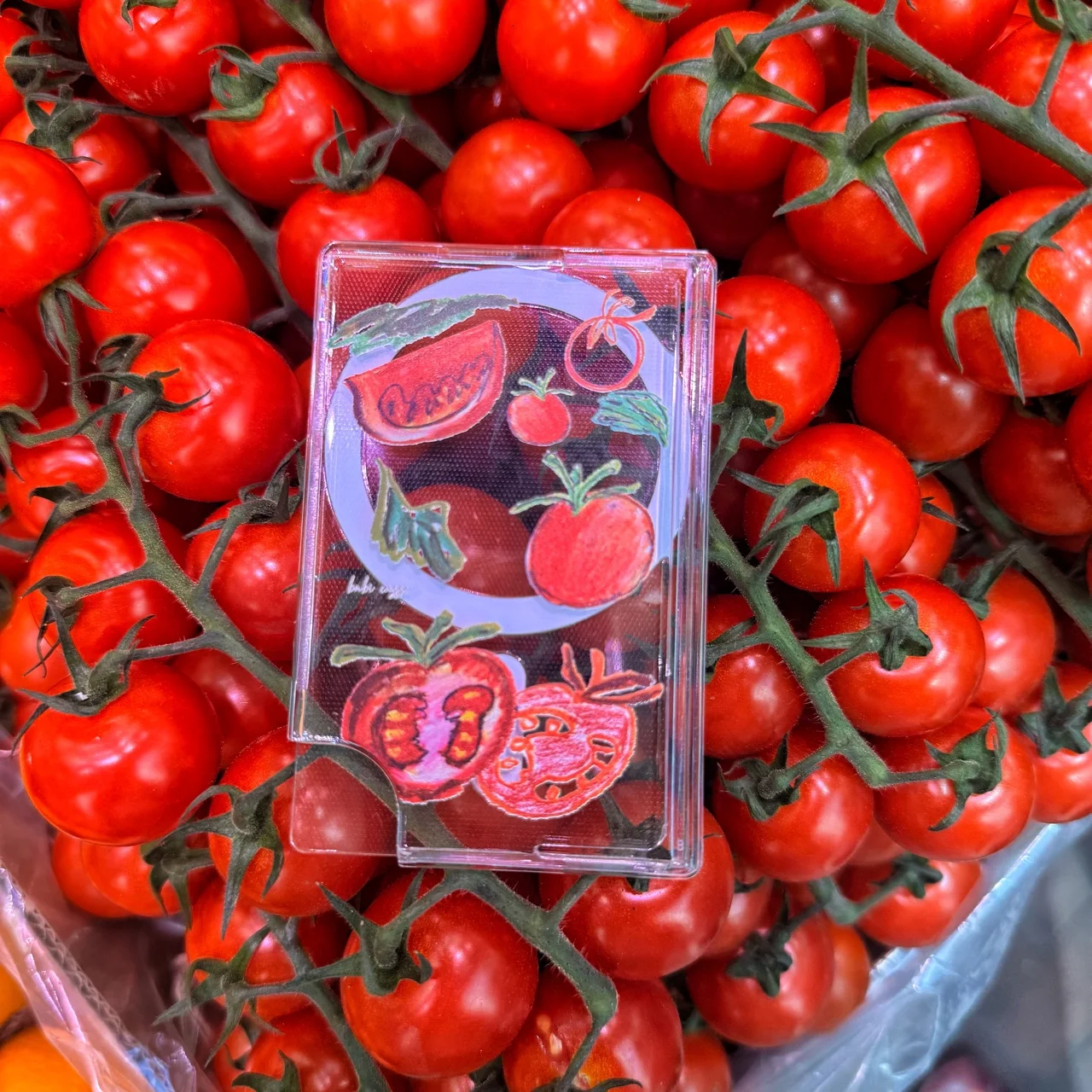 Tomato Clear Card Pocket