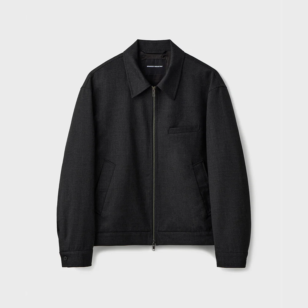 MINIMAL CROP BLOUSON JACKET