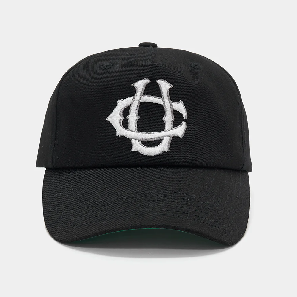 CU EMB 5 PANEL OVERSIZED CAP_BLACK