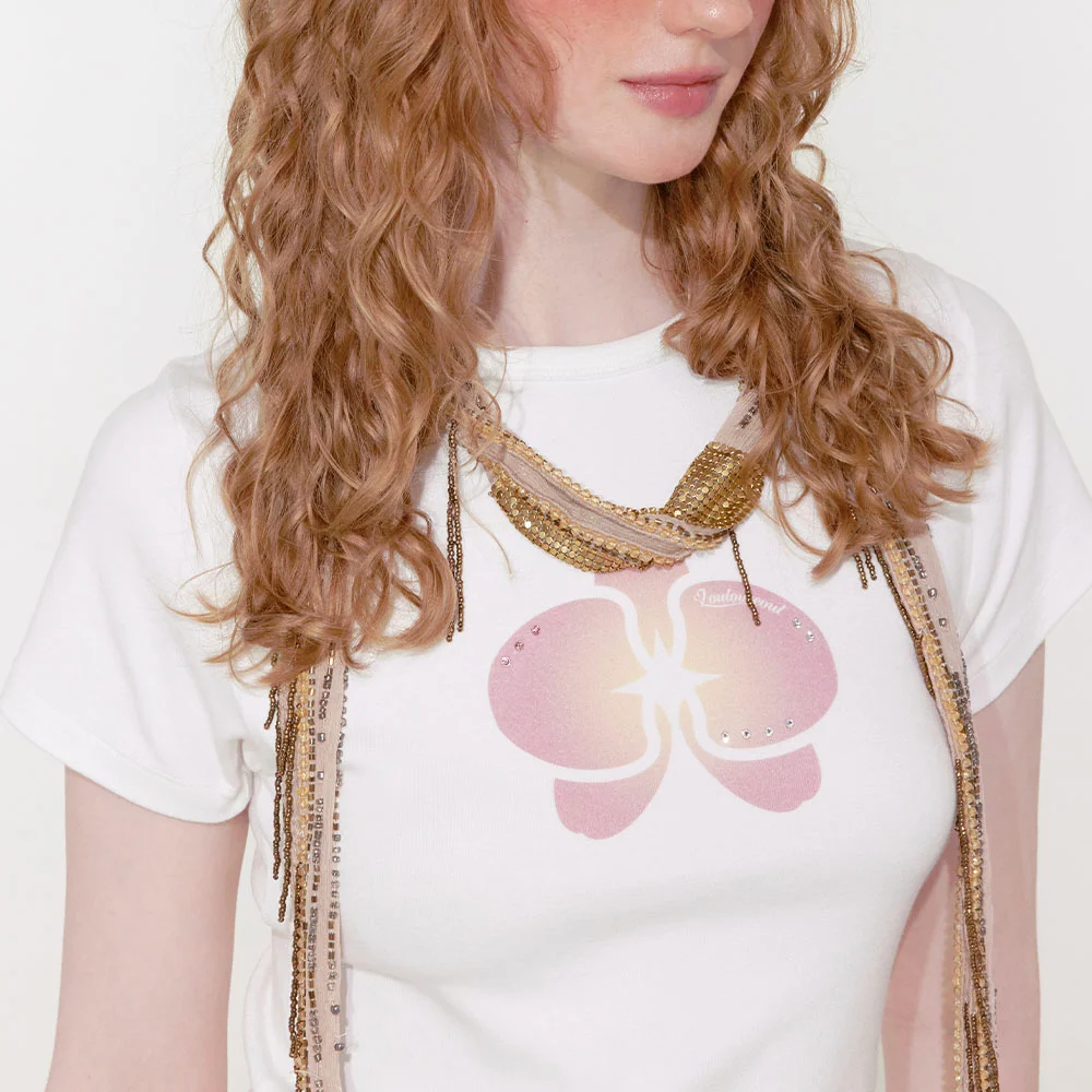 Orchid Cubic T-Shirt (Ivory)