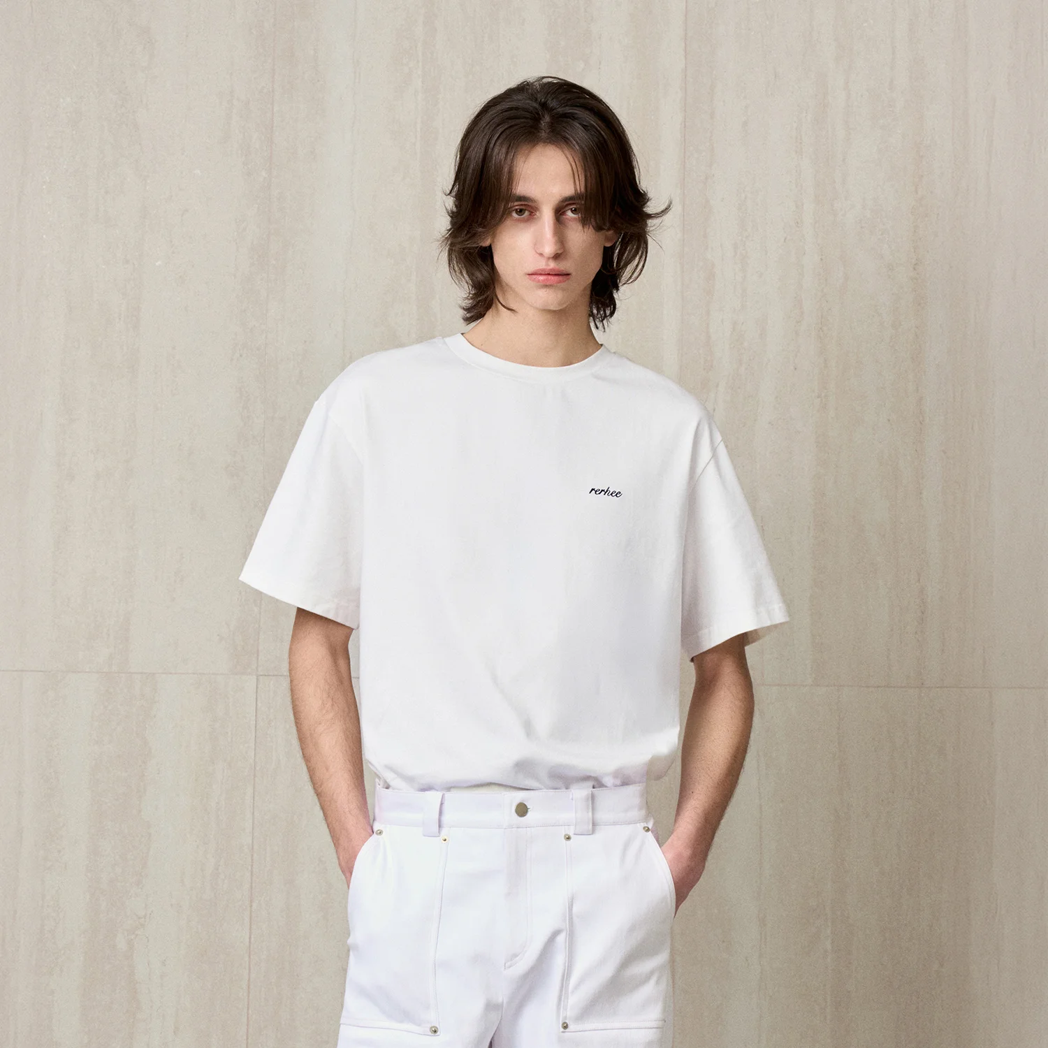 LOGO BACK OVERSIZED T-SHIRT WHITE