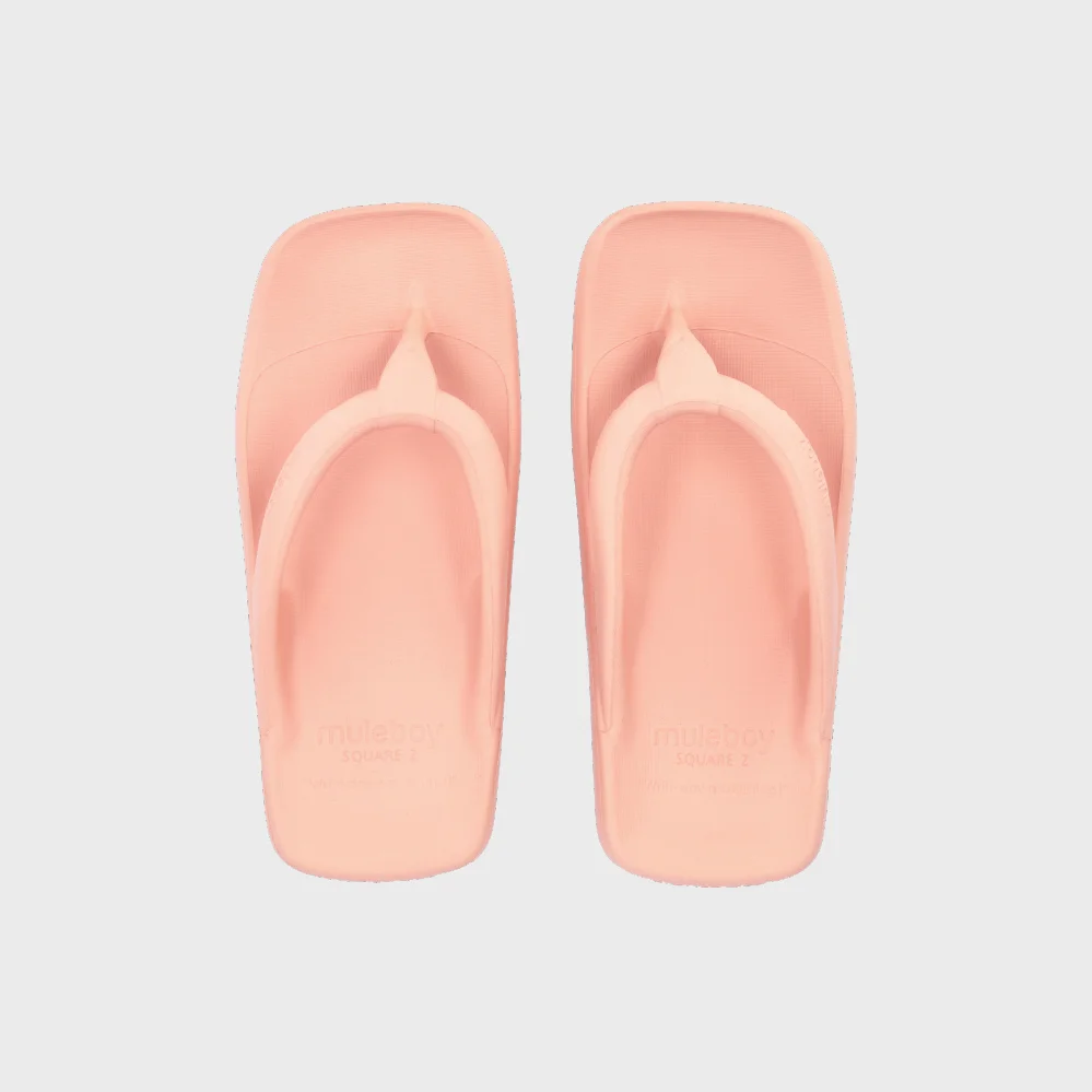 方形 Jet 人字拖 珊瑚色 粉色(CORAL PINK)