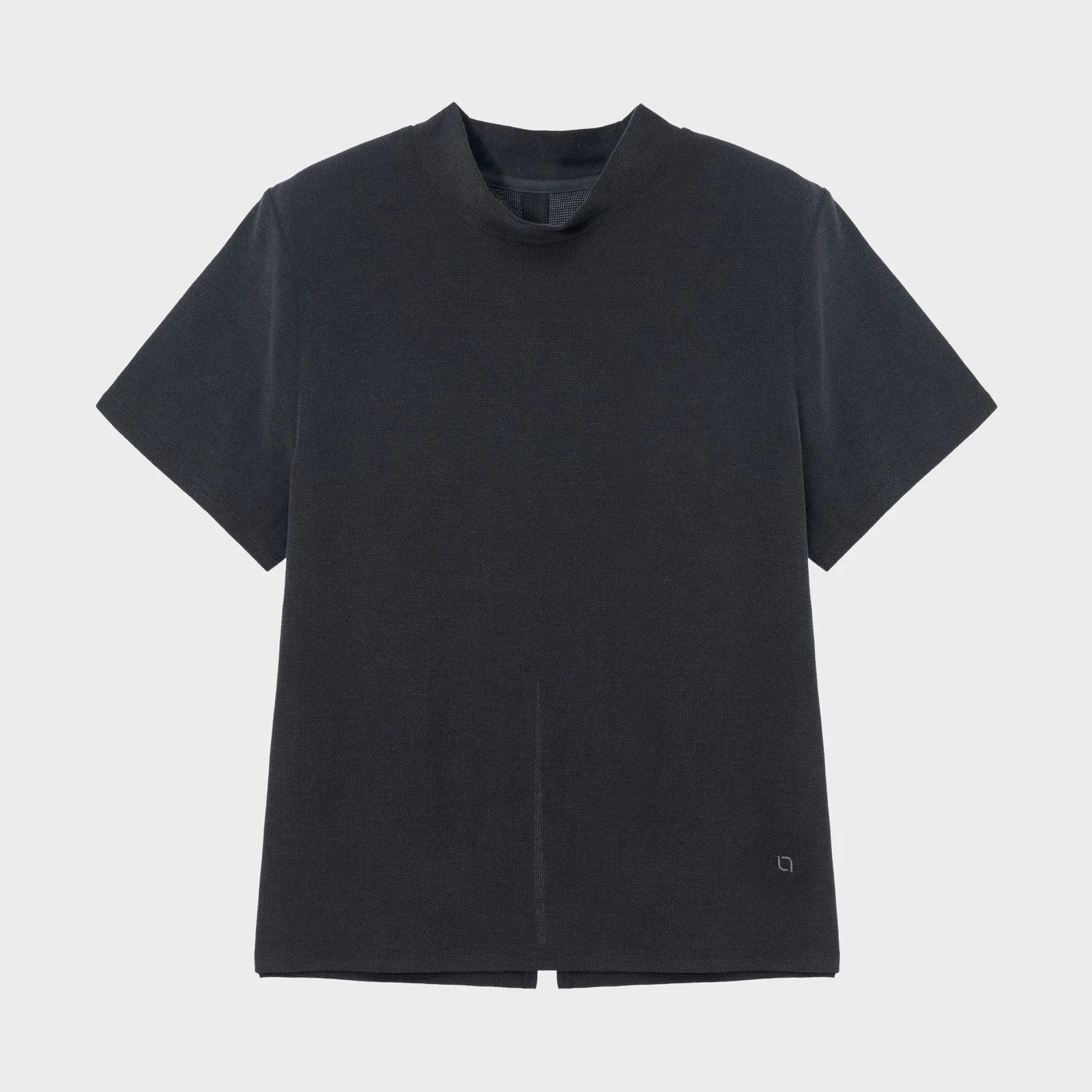 W Pagus 莫代爾 半高領 T恤 Dark Gray