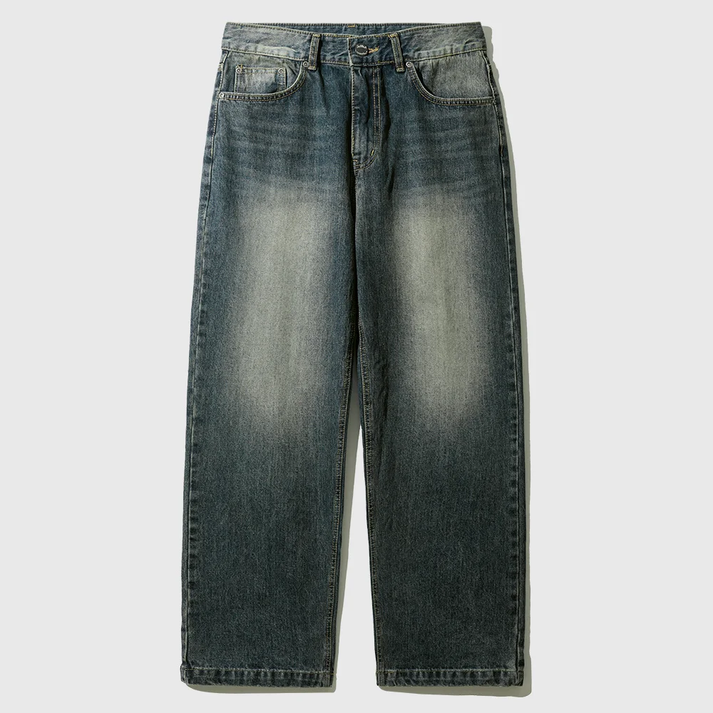 Ollin 復古 水洗 牛仔褲 2款 水洗藍 YHLP2447