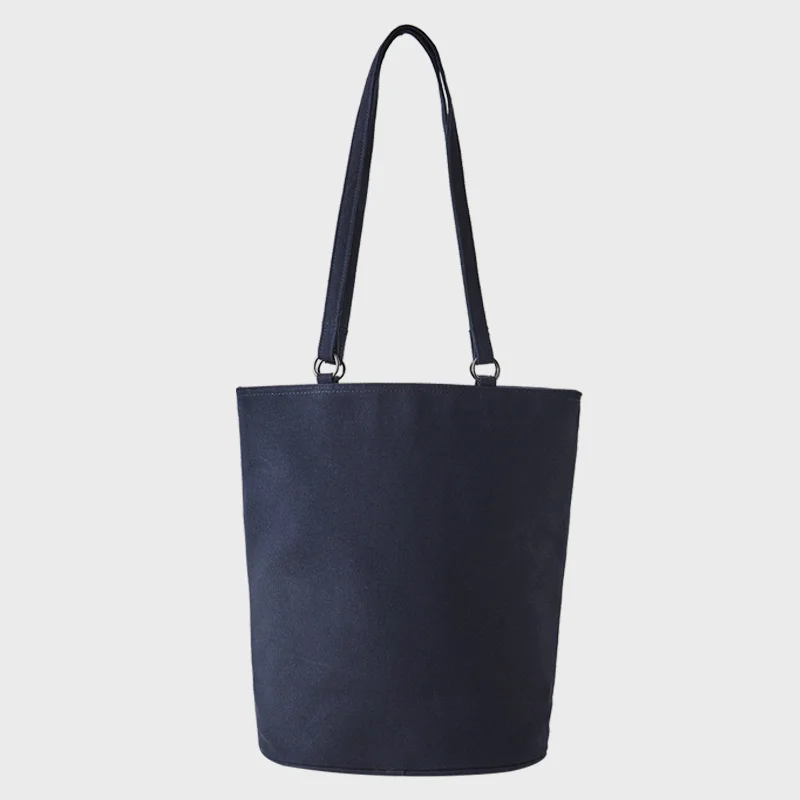 CANVAS OVAL BAG (Navy)