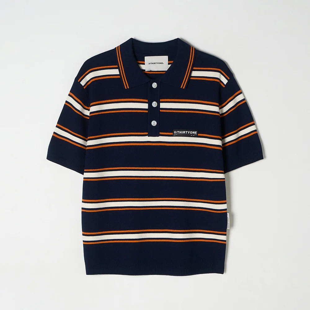 Multi Stripe Sweater (Navy)