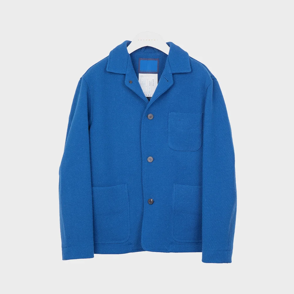 HEAVY WEIGHT WOOL CHORE JACKET (BLUE)