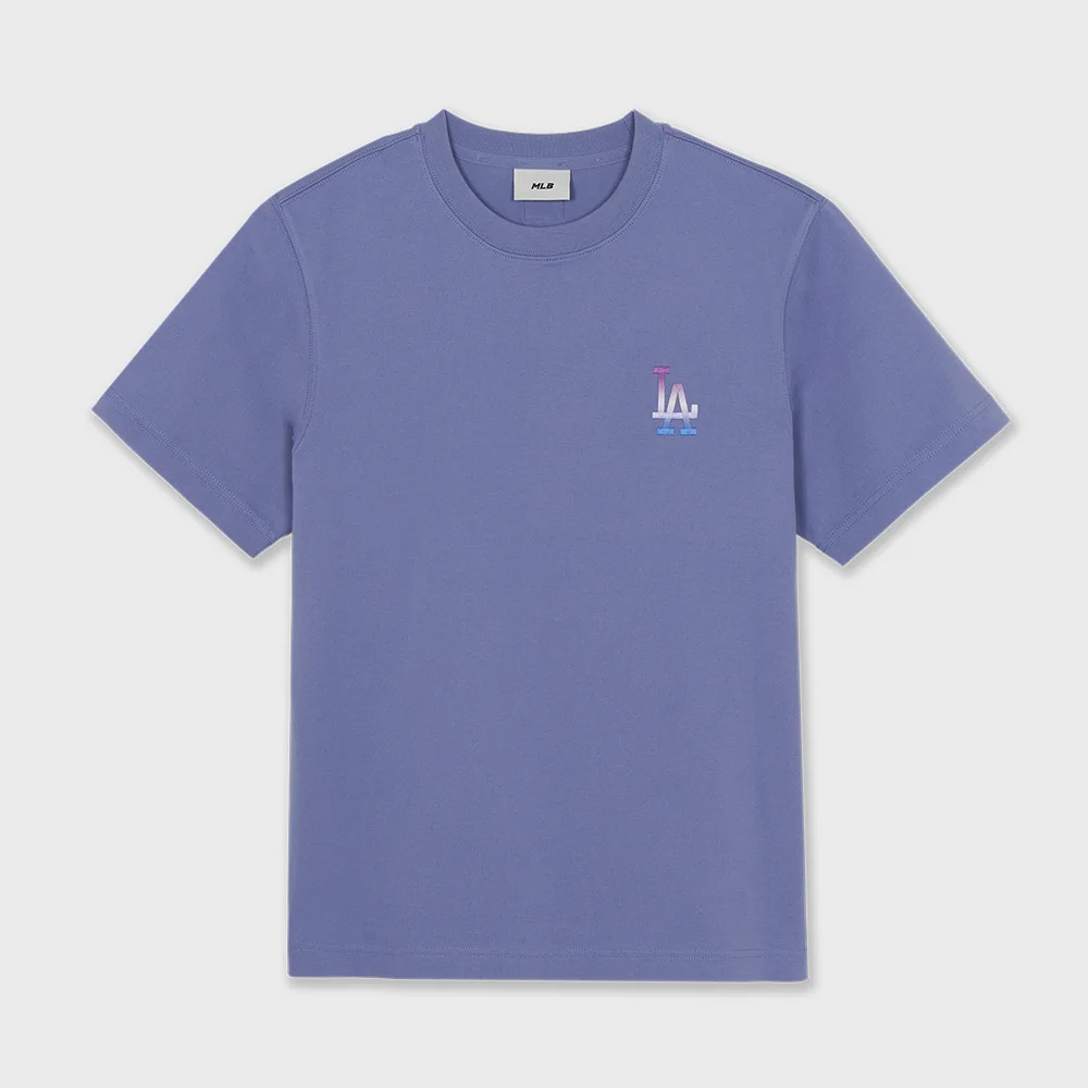 Monogram 漸層 Big Lux 半 寬鬆版型 短袖 T恤 LA (L.Purple)