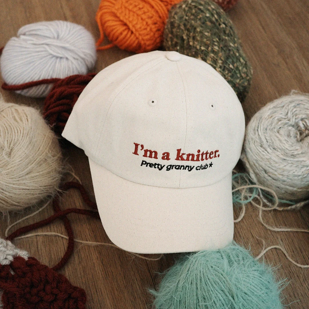 IM A KNITTER BALL CAP
