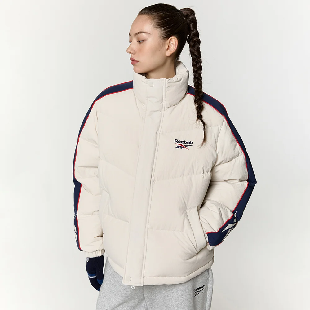 經典 Vector Panelled Down 外套 - 米色