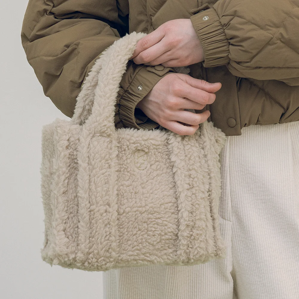 SIAC3015 shearing tote bag_Beige