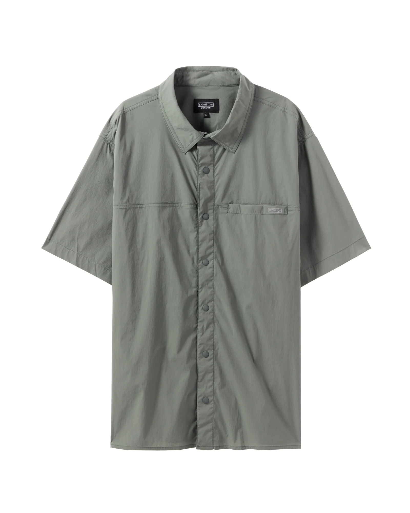 NYLON SET HALF SLEEVE SHIRT - KHAKI (P242MSH234)