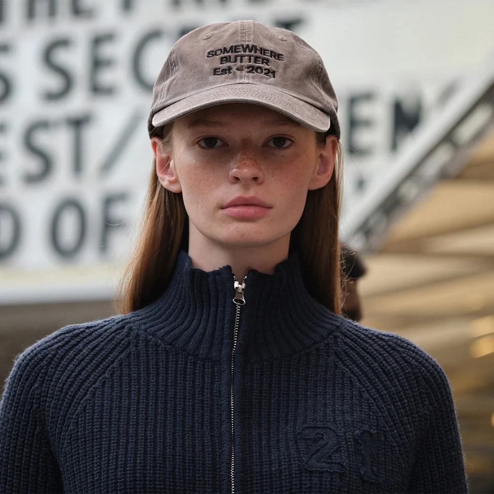 Pigment Est Logo Ball Cap - Brown