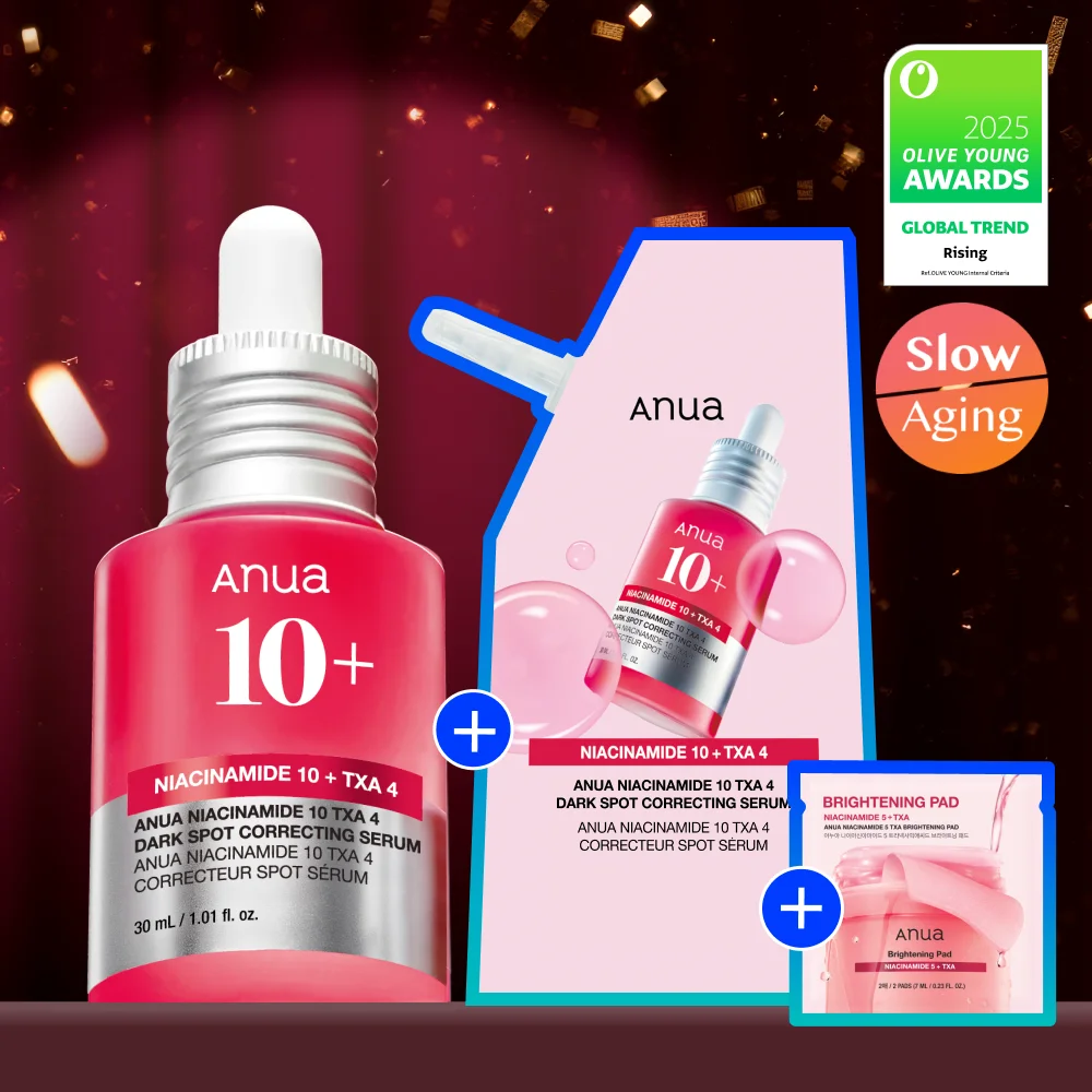 Anua TXA 深 Spot 精華 30mL Awards 限定套裝 (+補充裝 30mL+棉片2張)