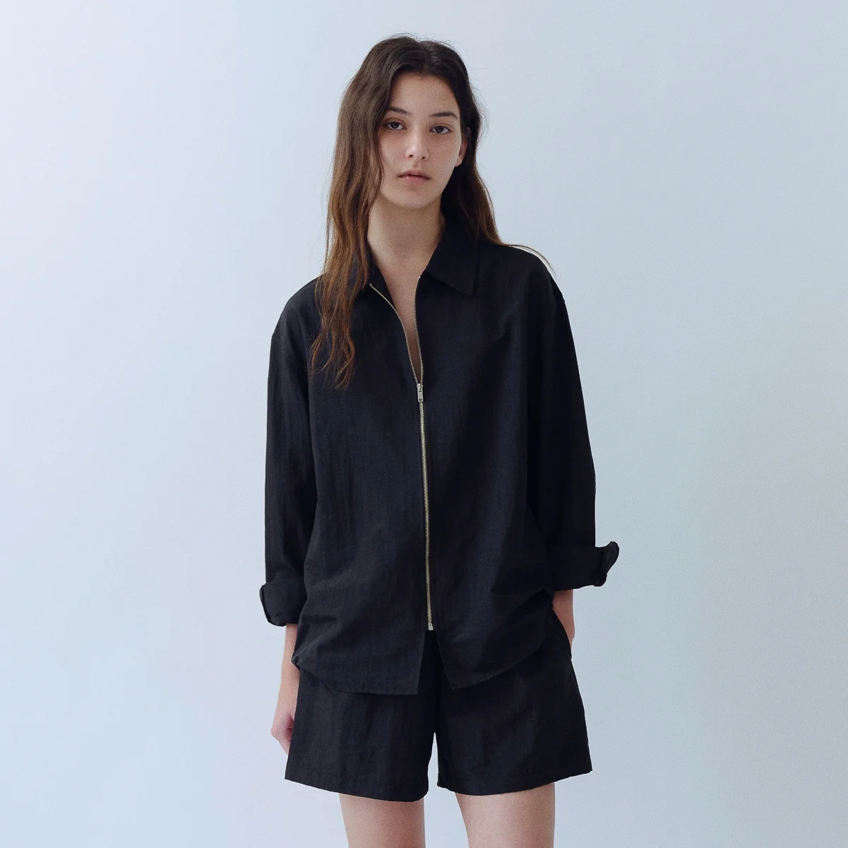 Slide Shirt Jacket(Black)