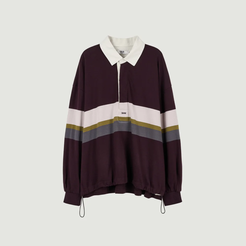26FW HAGUE RUGBY SWEATSHIRT (PLUM)