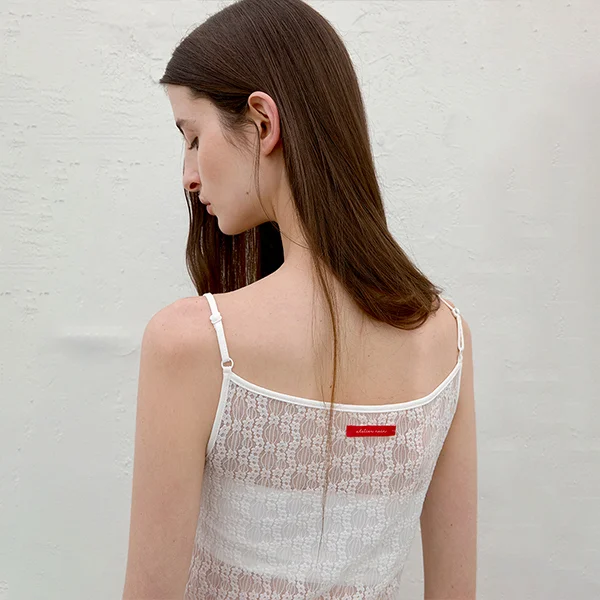 BACK LACE SLEEVELESS TEE(T-7027)_2Colors