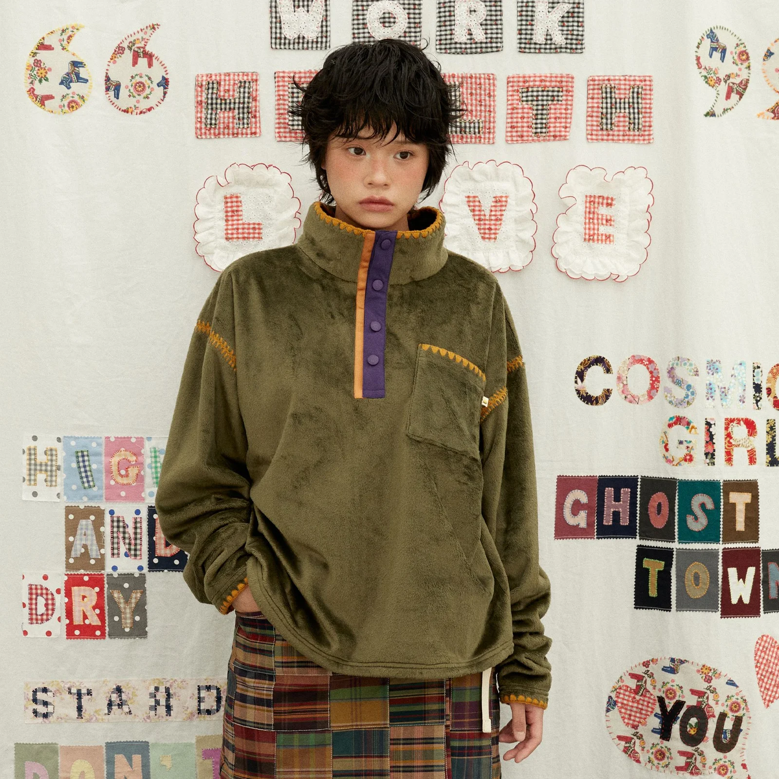 Camp Fleece Anorak 露營 搖粒絨 風褸 (卡其色)