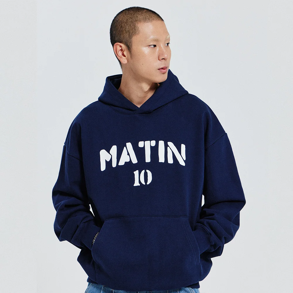 V.HEAVY HOOD SWEAT MATIN_NAVY