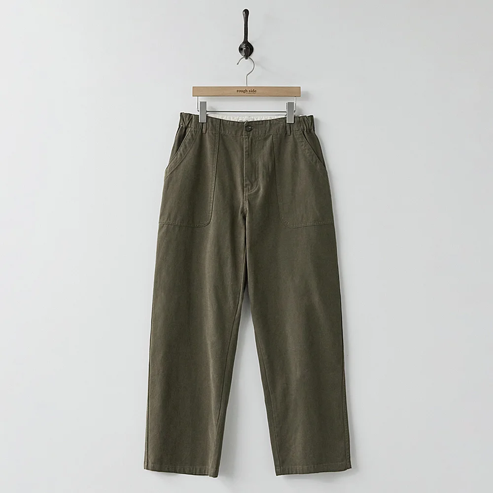 Elastic Fatigue Pants Bark