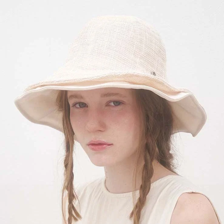 Porie Double Brim Hat -Ivory