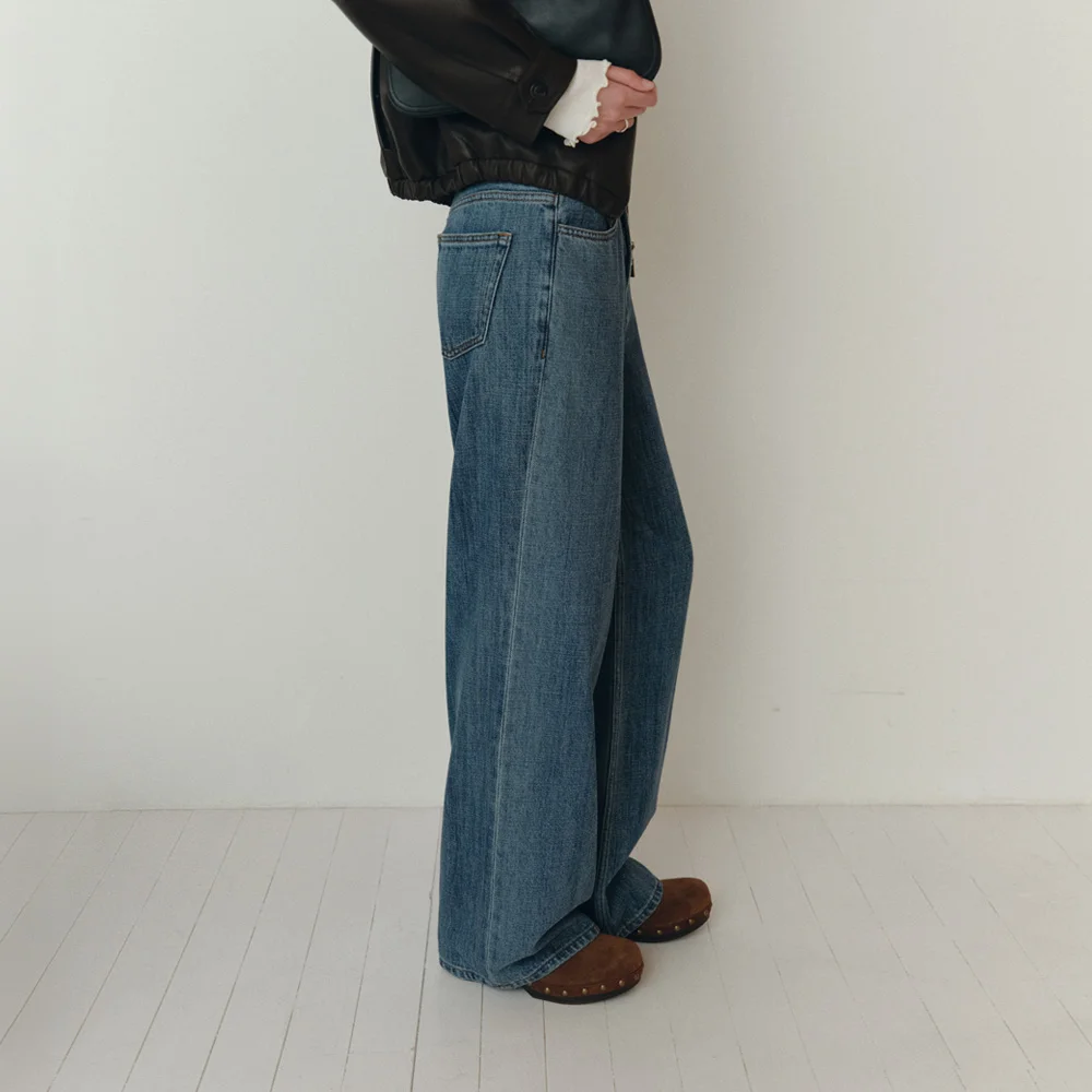 Lile Fluid Denim (Mid Blue)