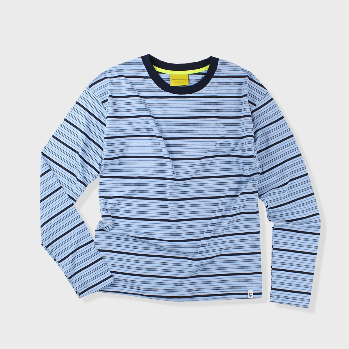 Cb multi striped L/S(WHITE/SKY)