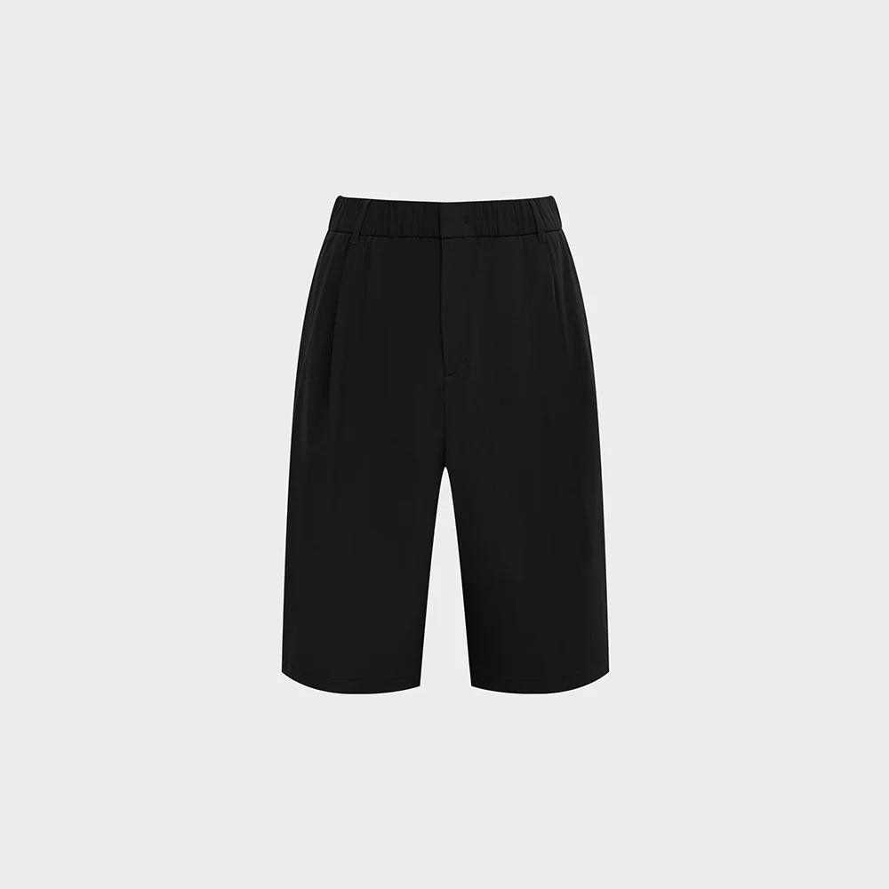 COOLEATS ICE (COOLEATS 冰霜色) 女裝 百慕達 褲子_Black_DWM26372Z1