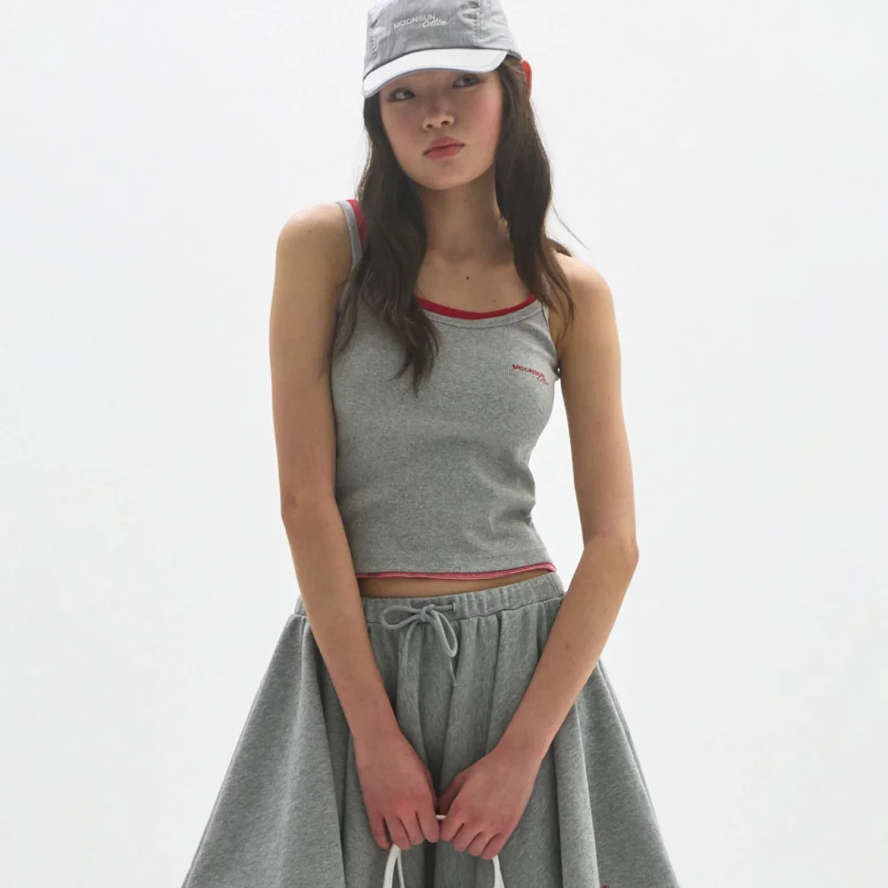 M.C Classic Logo Sleeveless Top / GRAY