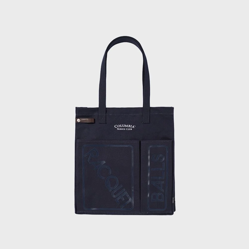 CU TENNIS RACQUET CANVAS BAG 海軍藍