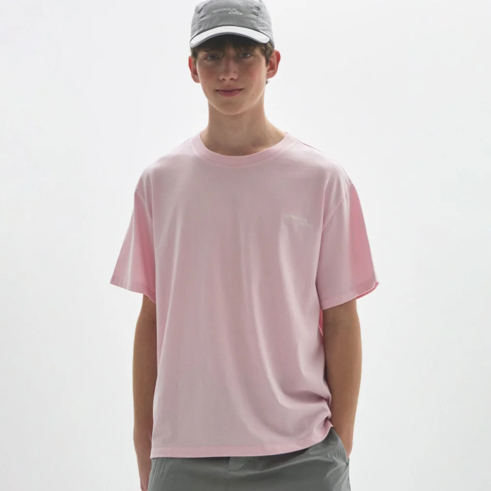 M.C UNISEX, Logo Basic T-Shirt / PINK